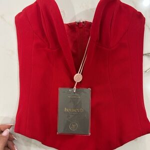 House of CB Scarlet Bustier Top